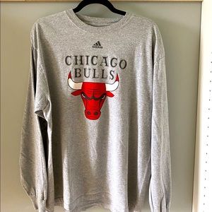 Chicago Bulls vintage adidas long sleeve tee shirt